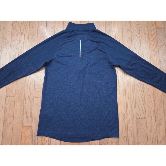 Nike Element 2.0 1/2 Zip Running Top Long-sleeve Dri-Fit Blue Mens Small - Picture 6 of 7